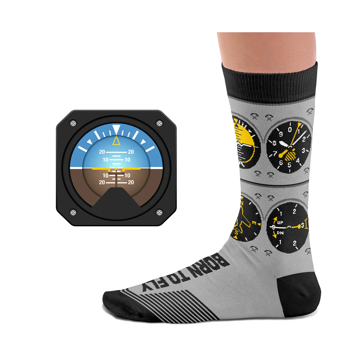 "Aircraft Instruments" Socks Z99H110 - Image 3