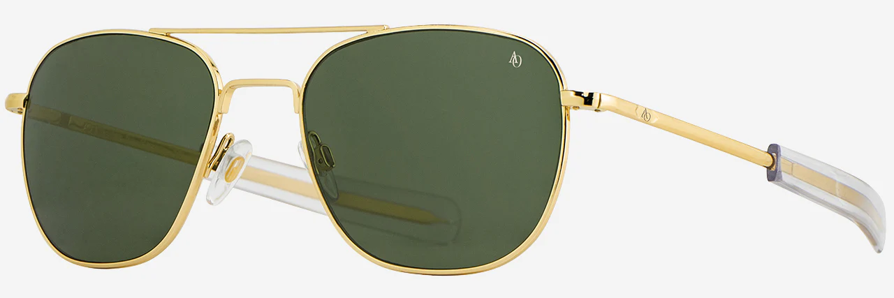 American Optical Original Pilot Sunglasses (Polarized) - GOLD Z99D109 - Image 4