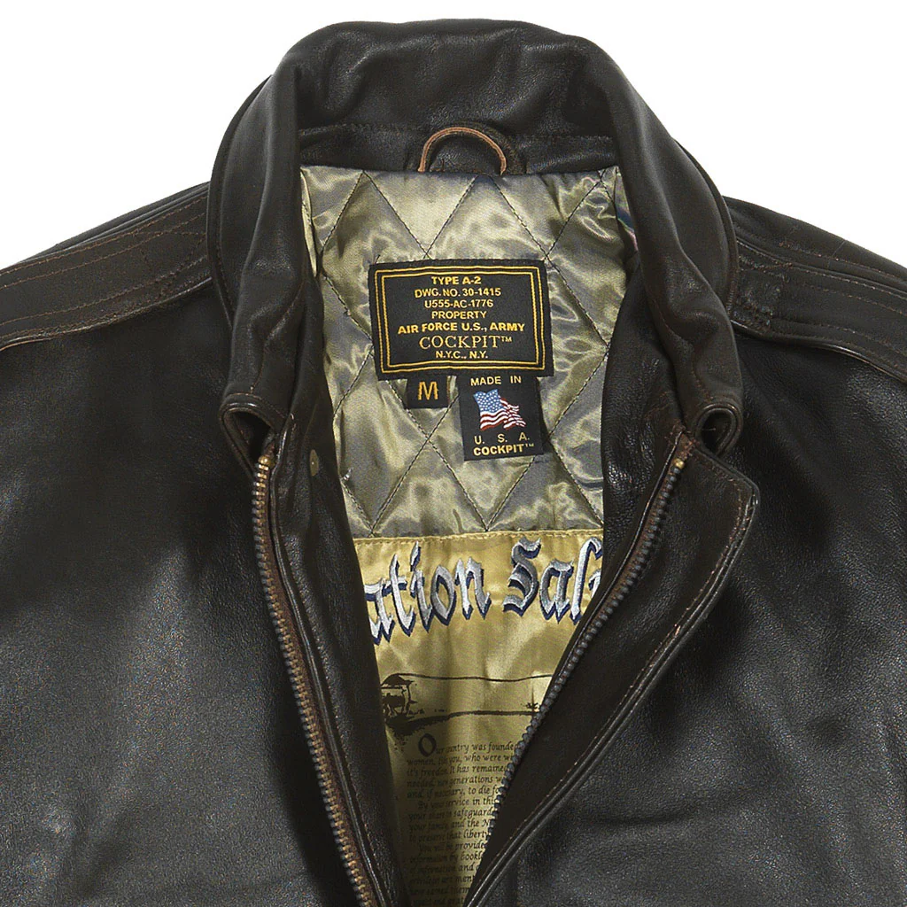 Men's Antique Lambskin Leather Jacket Z2567MM in Brown - Image 7