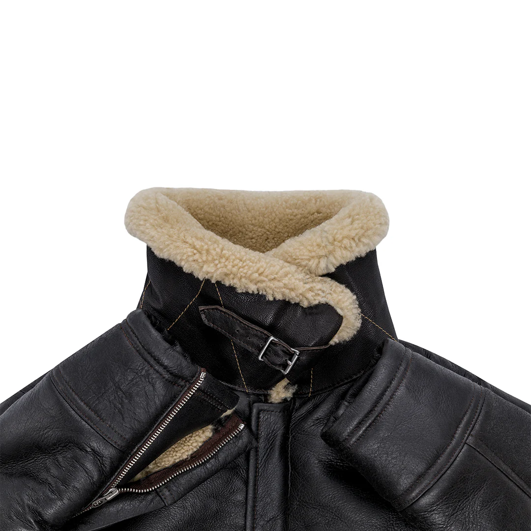 B-2 Sheepskin Jacket Z21C106 - Image 5
