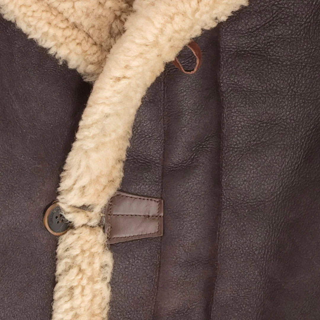 B-7 Aleutian WWII Sheepskin Parka Z21M035 - Image 5