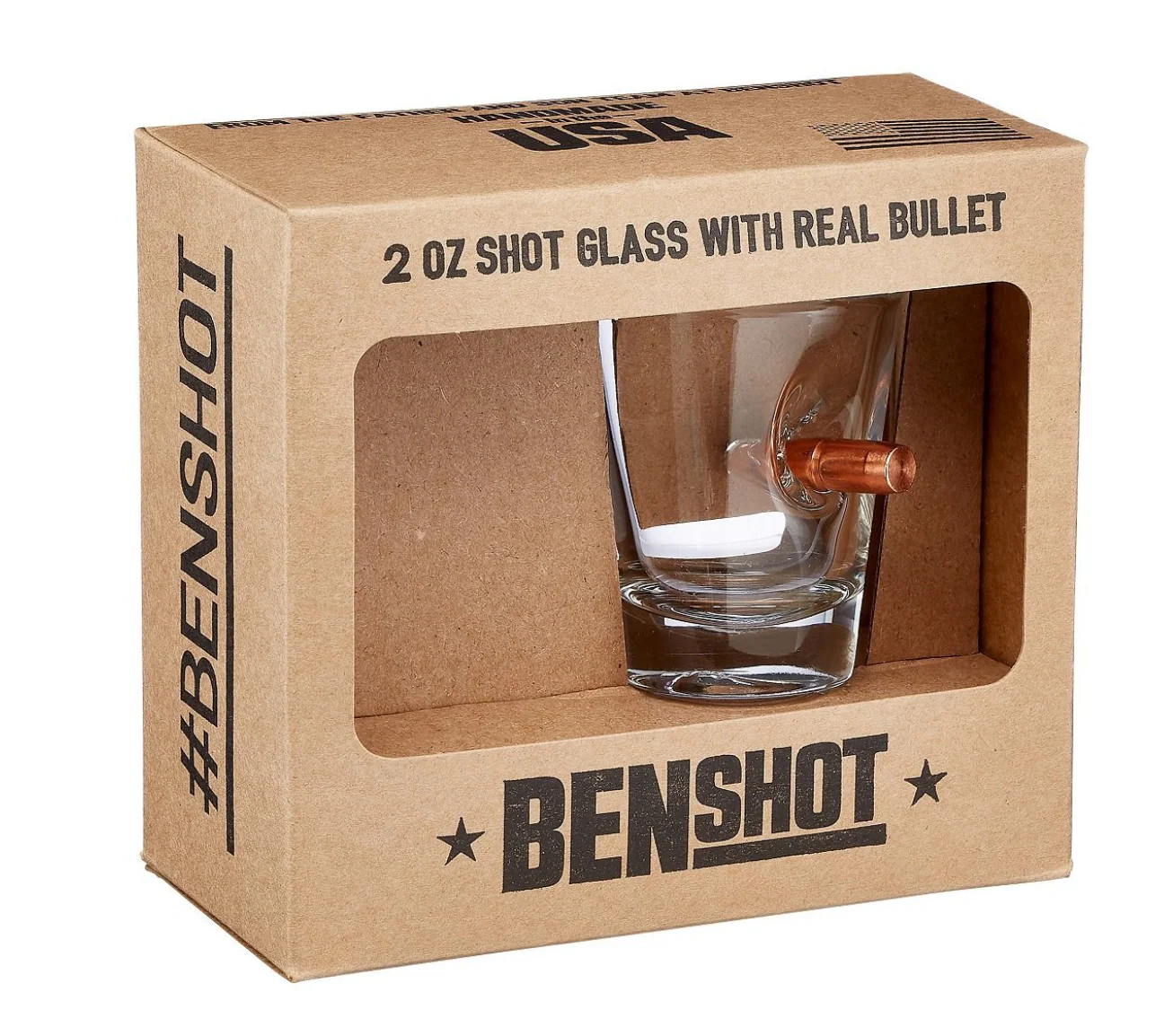 BEN SHOT 2oz Bullet Shot Glass Z99G103 - Image 2