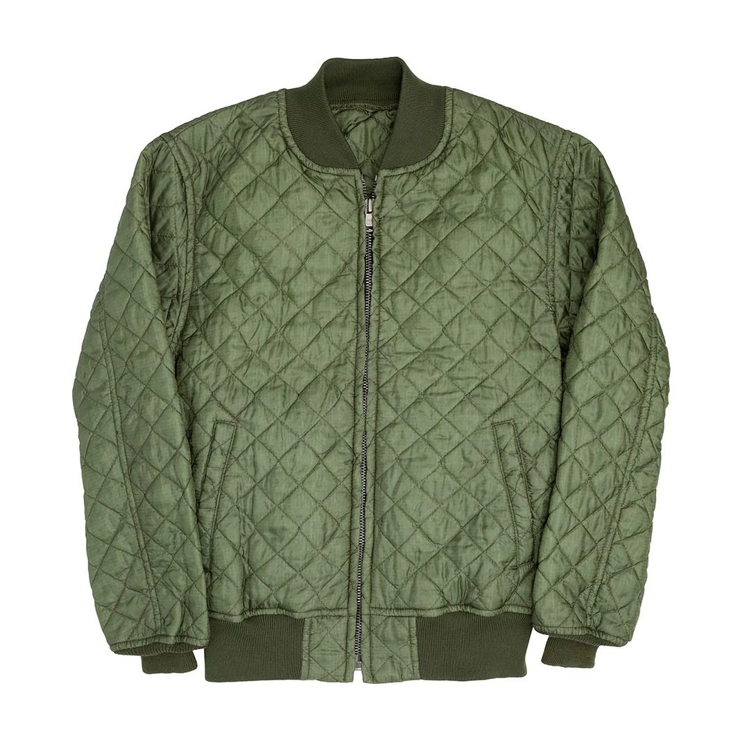 Diamond Quilted Bomber Jacket Z24Y009 - Image 3