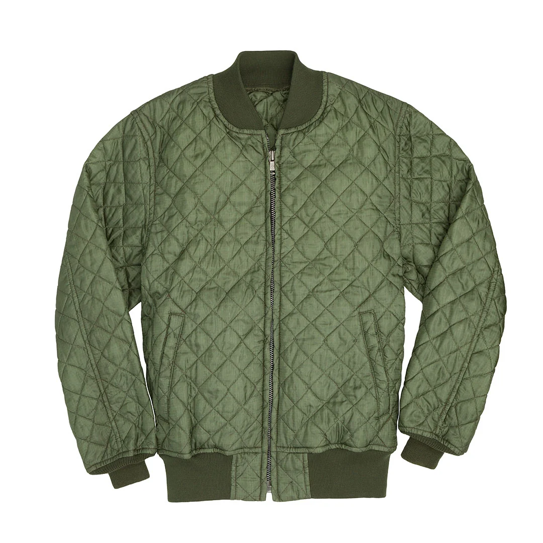 Diamond Quilted Bomber Jacket Z24Y009 - Image 5