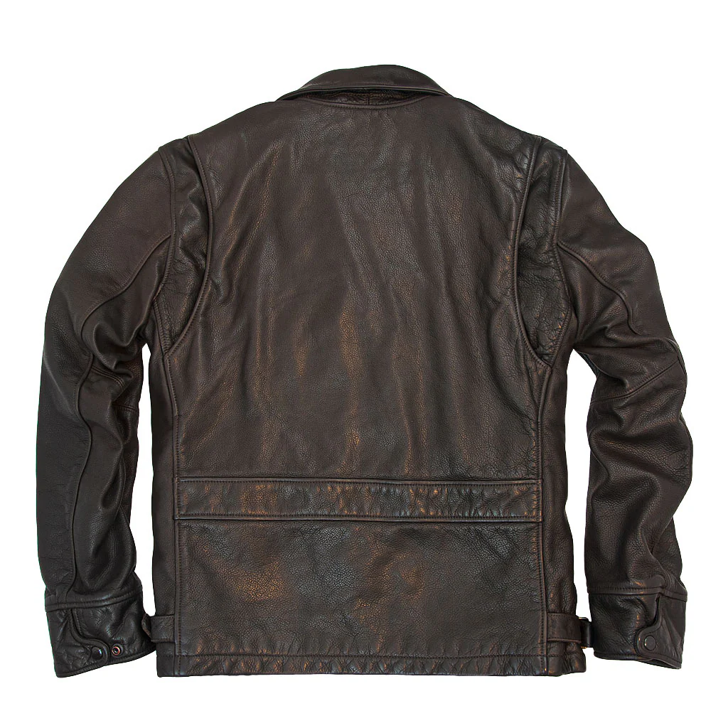 Division Commander’s Leather Tanker Jacket Z21U020 - Image 5