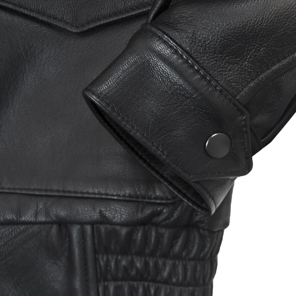Flight Crew Leather Jacket Z21S021 - Image 5