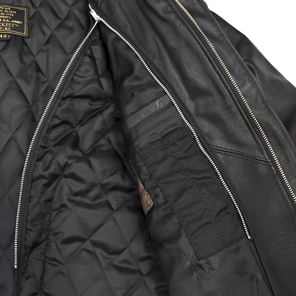 Flight Crew Leather Jacket Z21S021 - Image 6