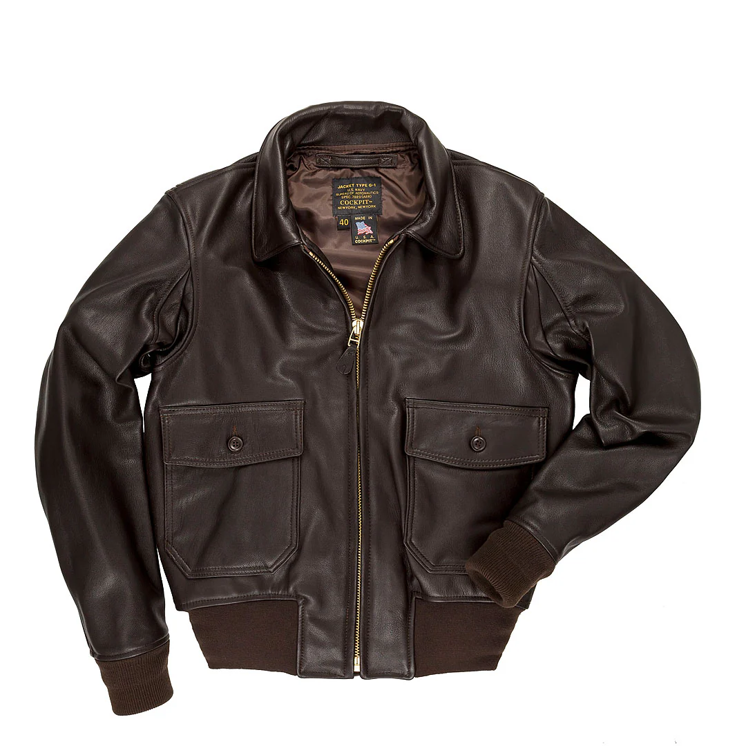 G-1 Flight Jacket with Removable Collar LONG/TALL Z2108ML - Image 3