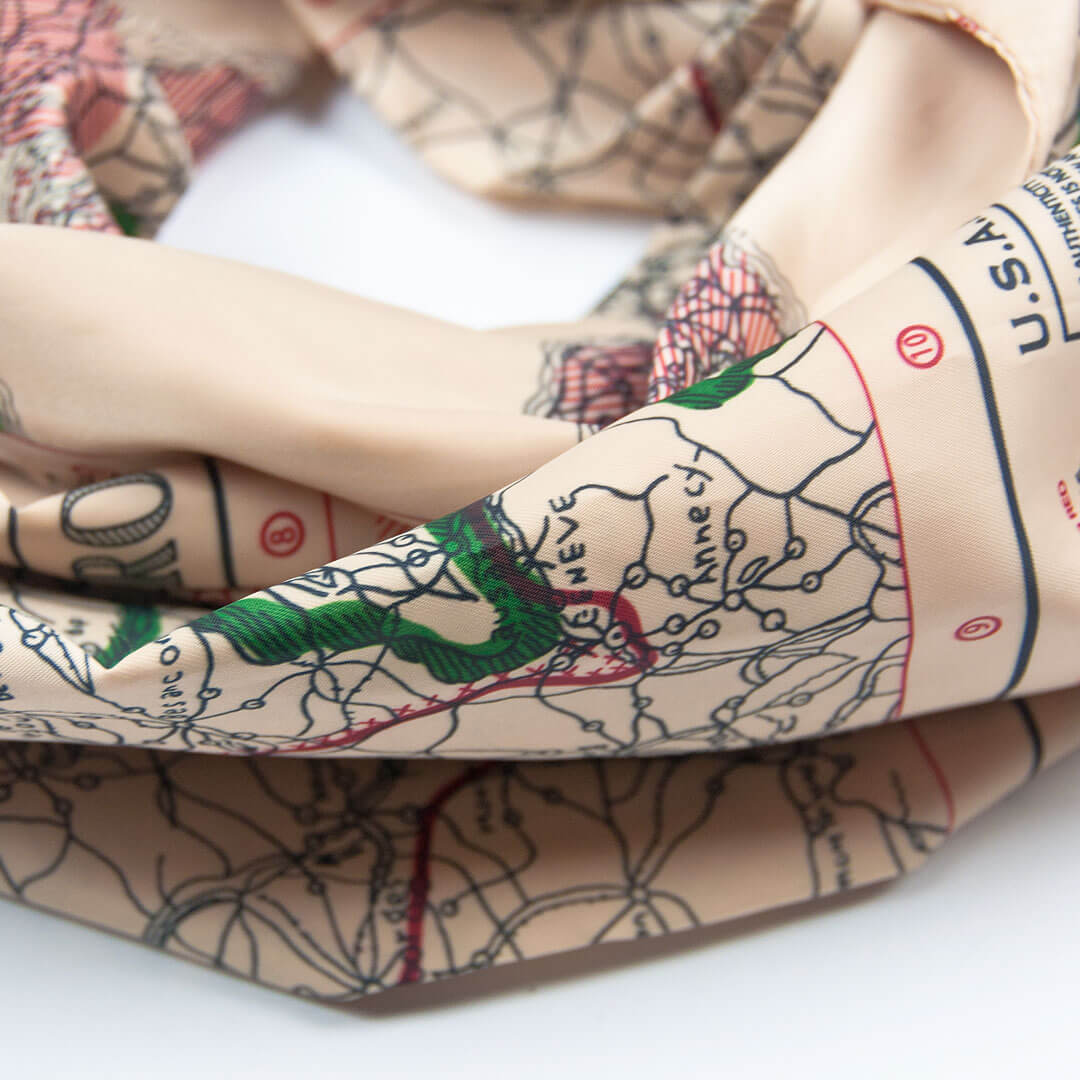 Infinity Escape Map Scarf Z99V006 - Image 3