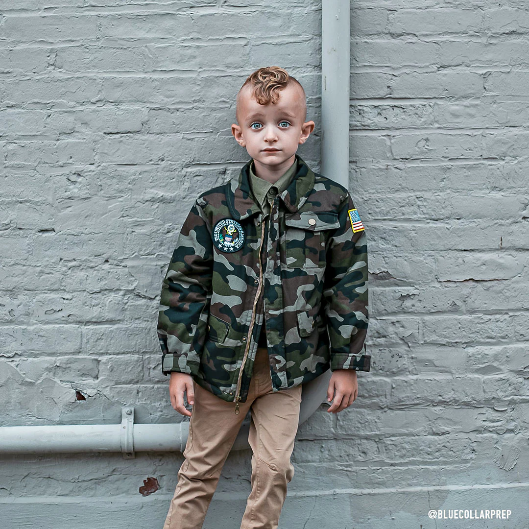 KIDS Camouflage Field Jacket KIDSM43 - Image 2