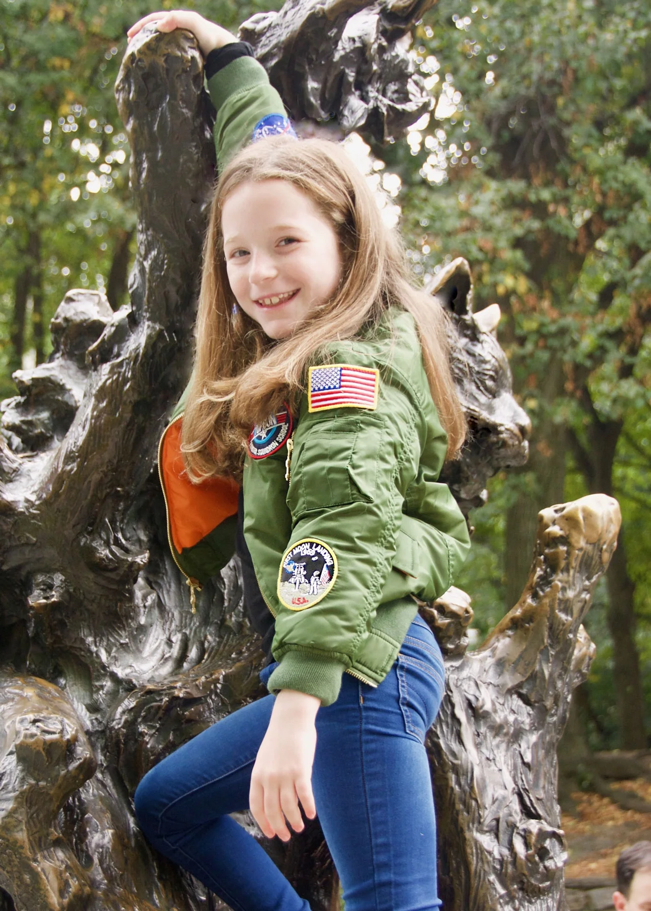 Kids MA-1 Bomber Jacket KIDSMA1 - Image 4