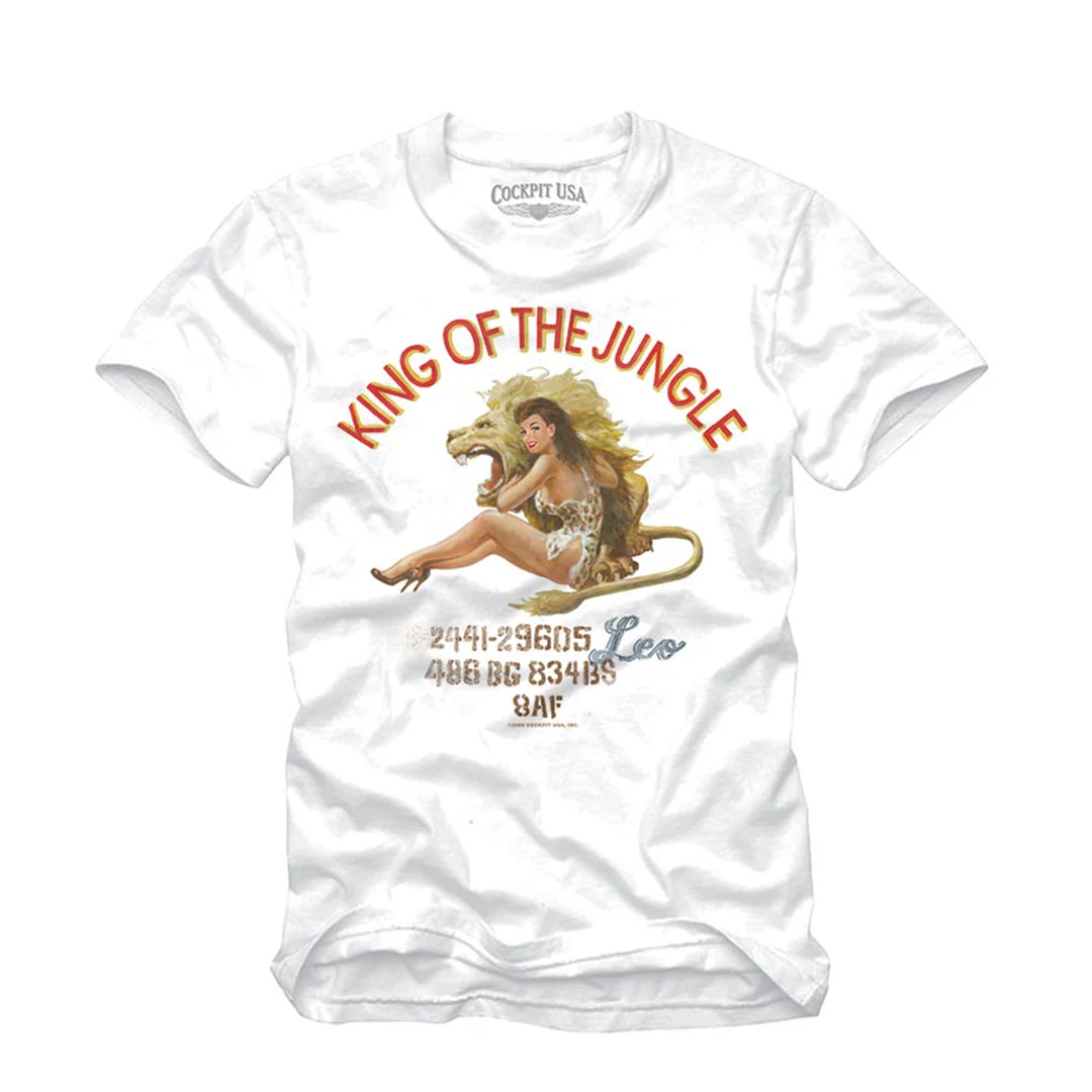 King of the Jungle Pinup Tee Z12B048D - Image 6
