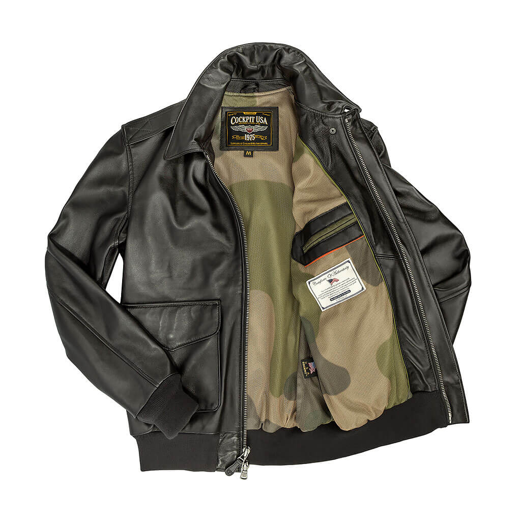 Lightweight Pilot A-2 Flight Jacket Z21V025 - Image 3