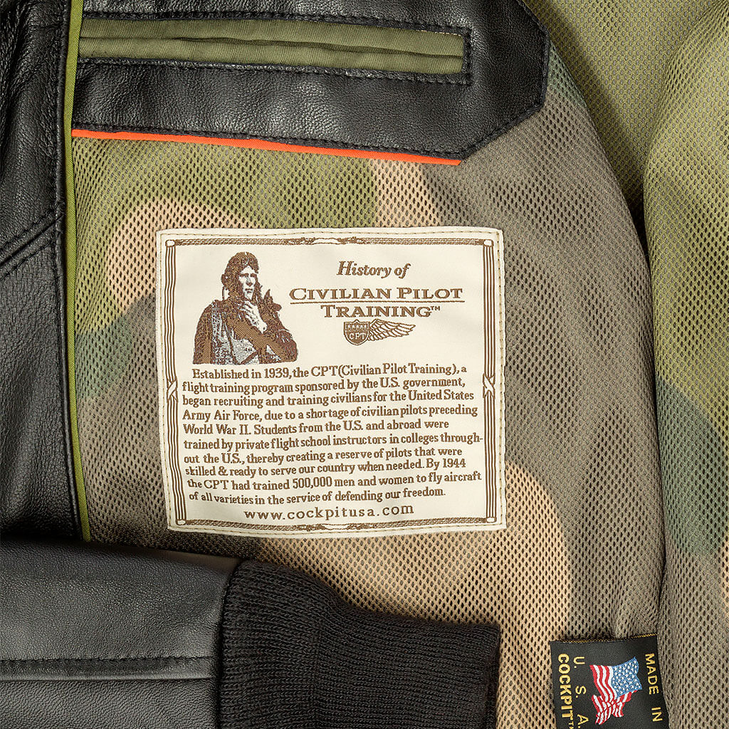 Lightweight Pilot A-2 Flight Jacket Z21V025 - Image 6