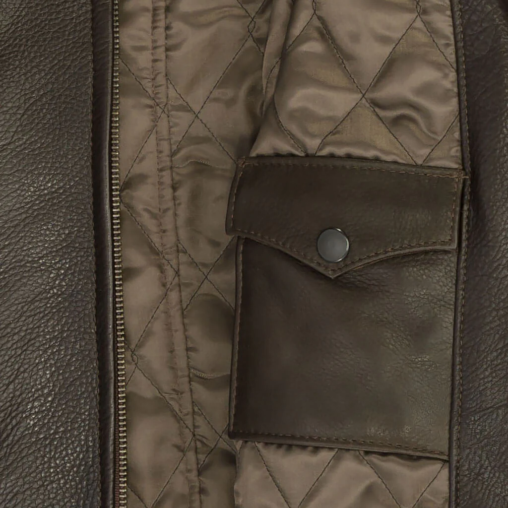 Motorcycle Cafe Racer Jacket W71A002 - Image 12