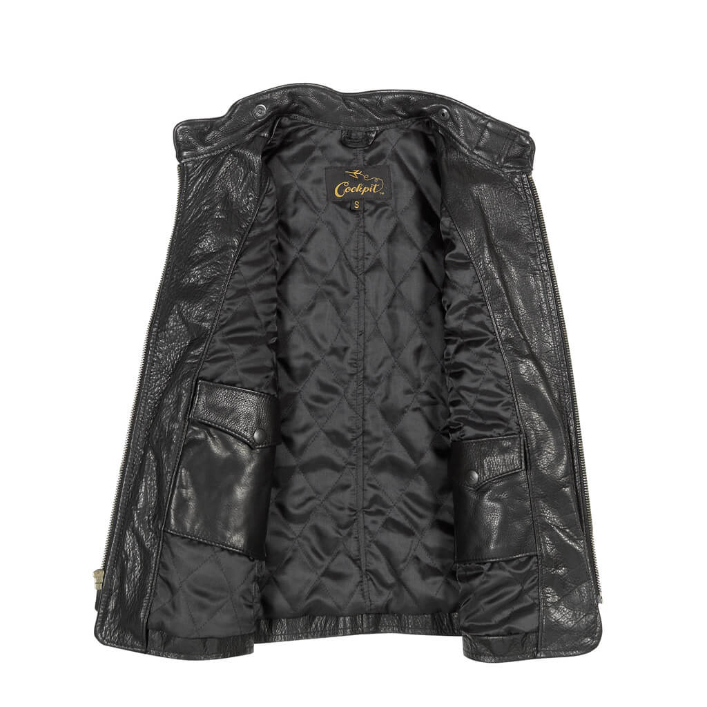 Motorcycle Cafe Racer Jacket W71A002 - Image 14