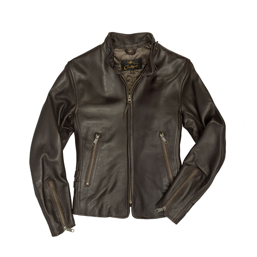 Motorcycle Cafe Racer Jacket W71A002 - Image 18
