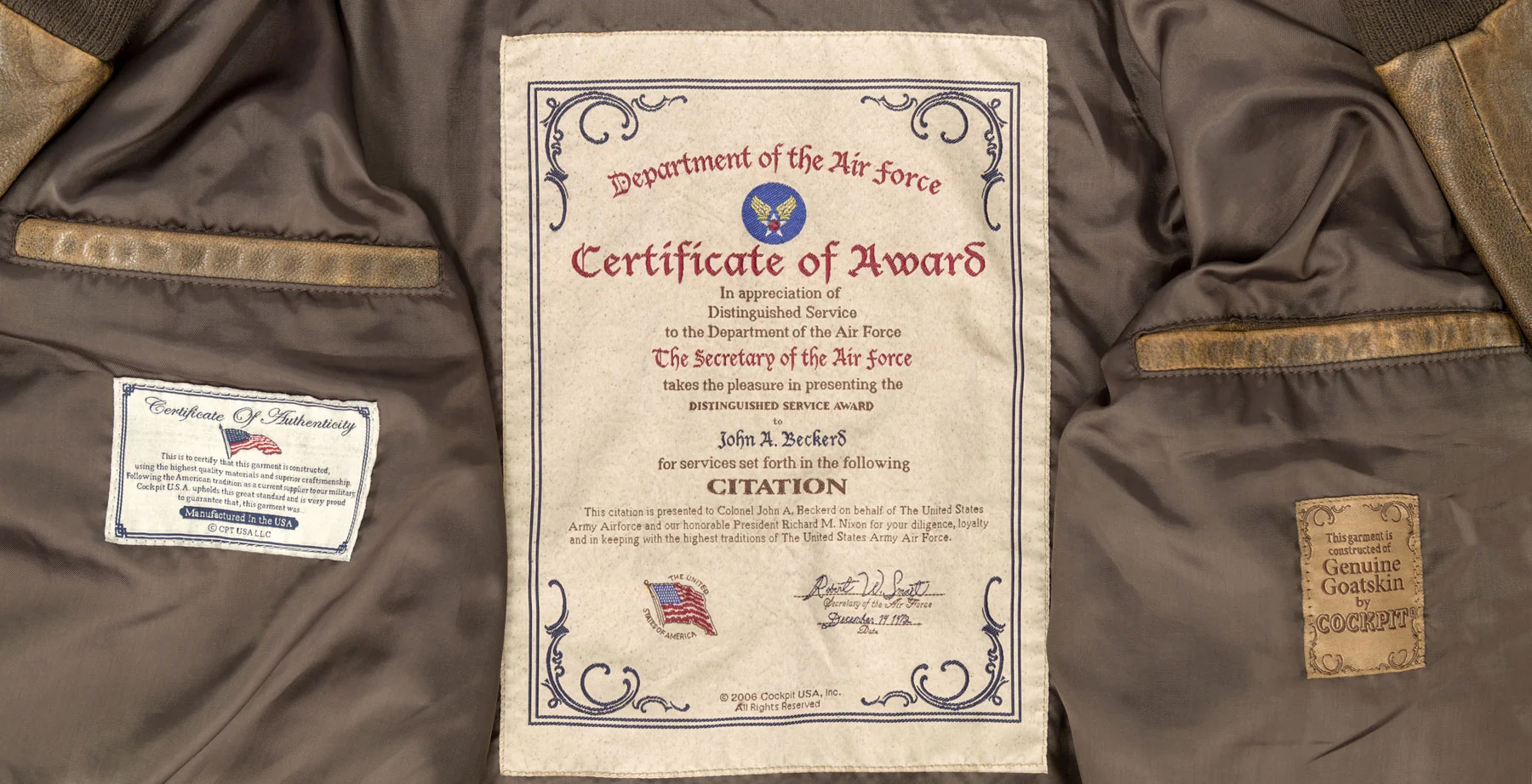 Mustang A-2 Jacket Z21P008 - Image 6