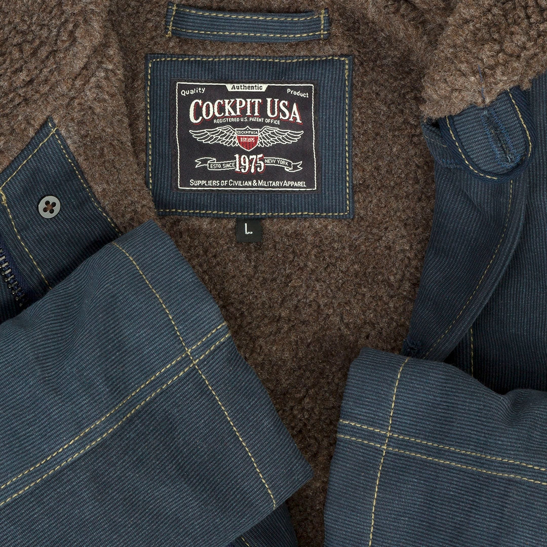 N1 Bedford Cord Navy Jacket Z26X031 - Image 5