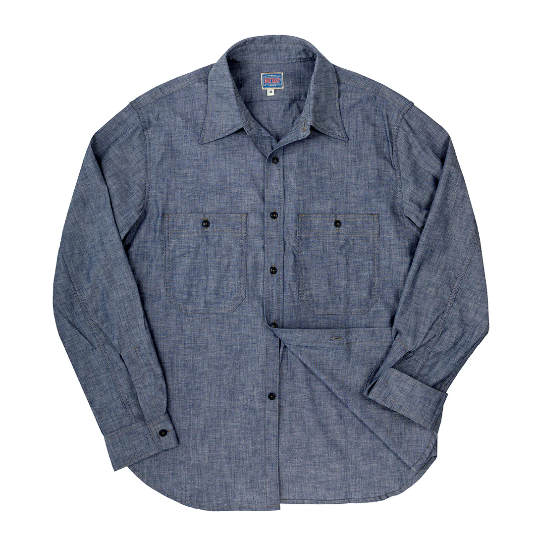 Pay Day Chambray Work Shirt Z42Z002 - Image 4