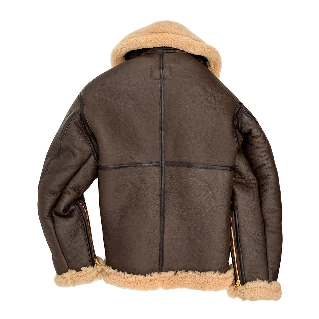 R.A.F Sheepskin Bomber Jacket Z2109 - Image 3