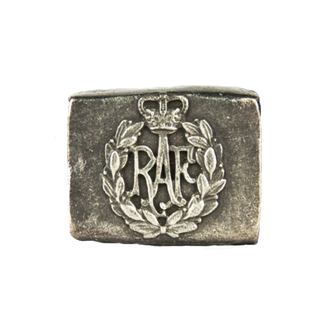Silver Tone RAF Belt Buckle Z99U002