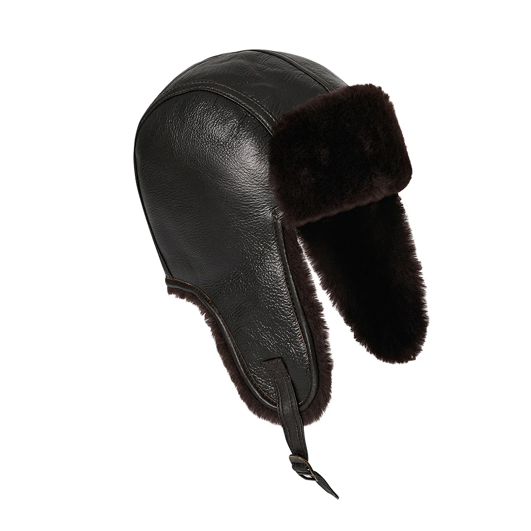 Shearling Aviator Cap Z99F134 - Image 3