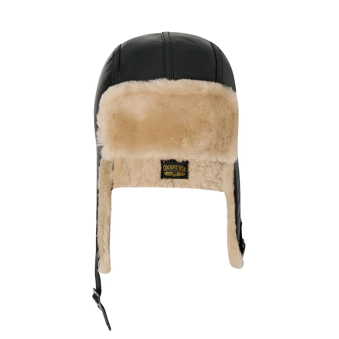 Shearling Aviator Cap Z99F134 - Image 4