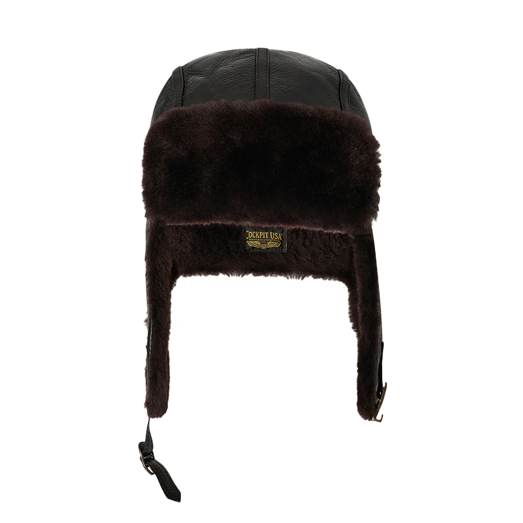 Shearling Aviator Cap Z99F134 - Image 5