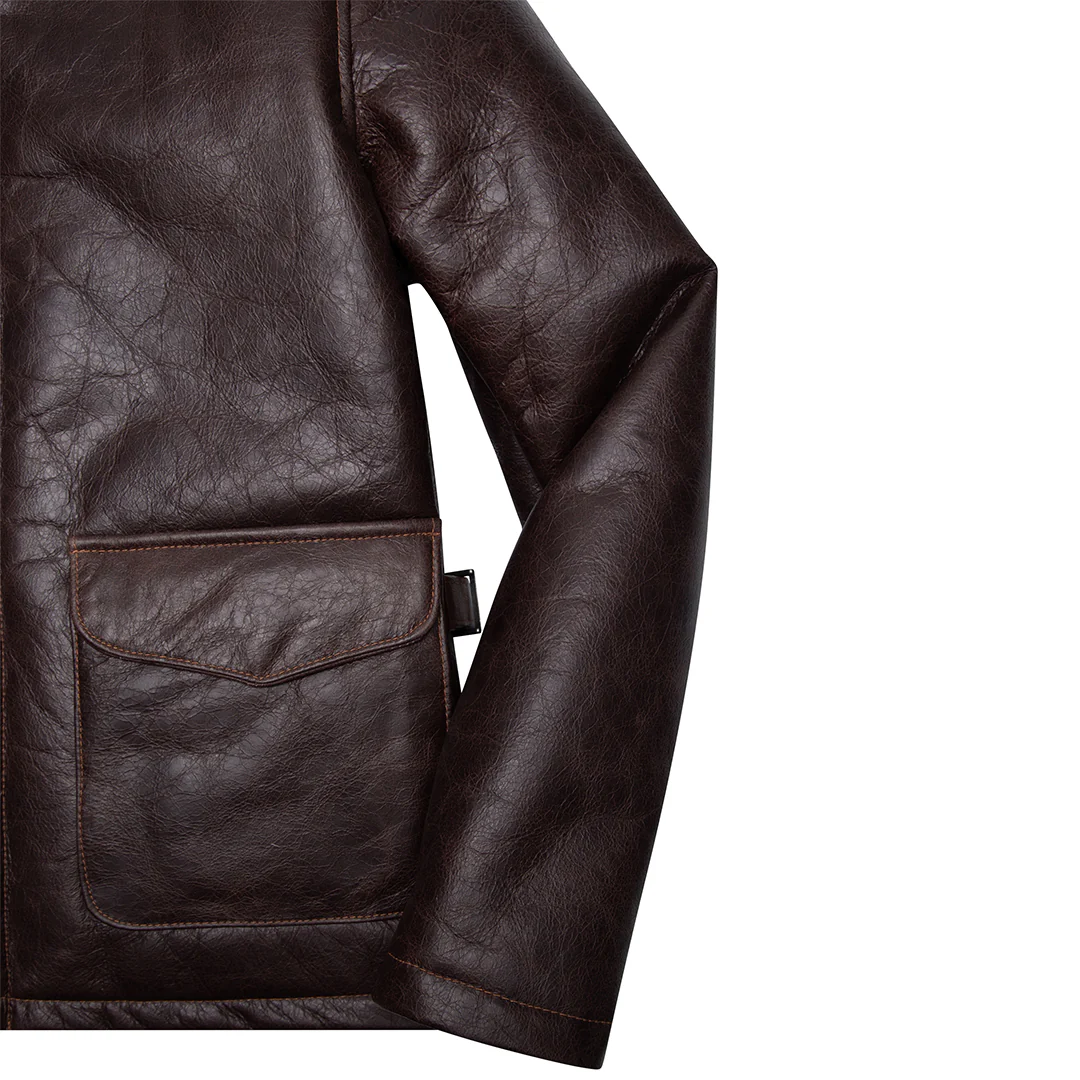 Sheepskin "Oil Rigger"© Jacket Z21F009 - Image 6