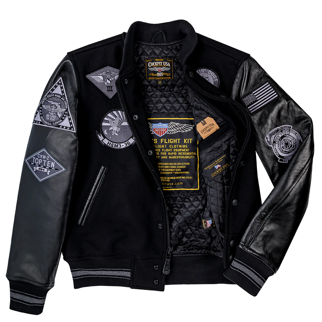 Stealth Varsity Jacket Z28B003 - Image 3