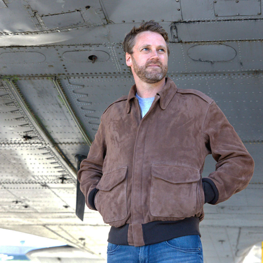 Gentlemen’s Cedar A-2 Flight Jacket Z21H100 - Image 3
