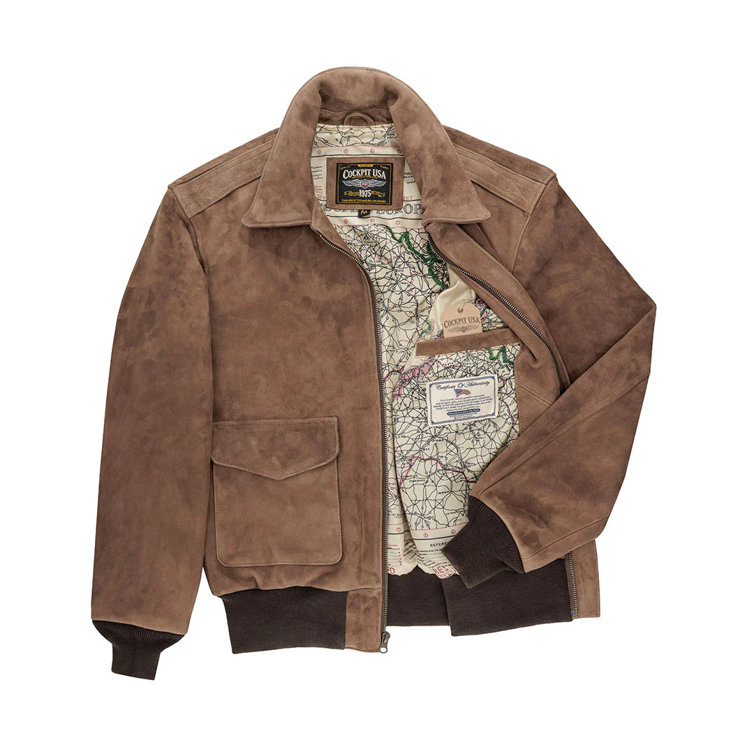 Gentlemen’s Cedar A-2 Flight Jacket Z21H100 - Image 4