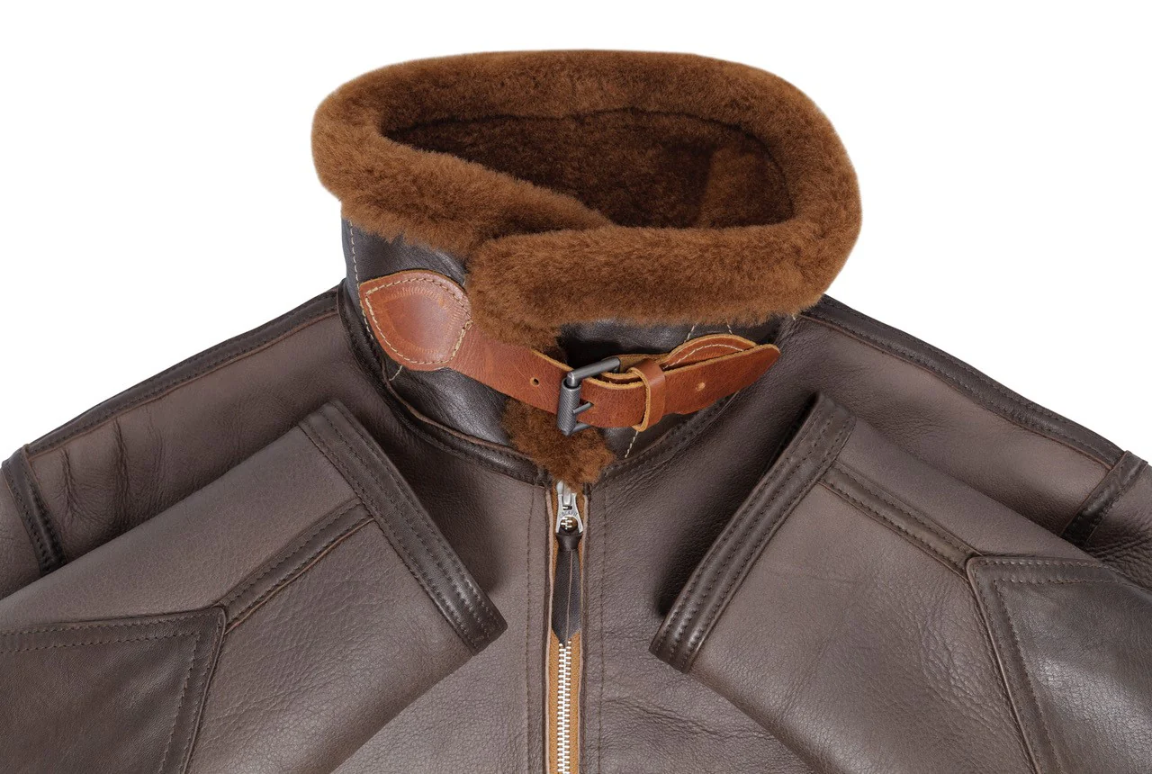 The C44 Sheepskin Flight Jacket Z21C122 - Image 4