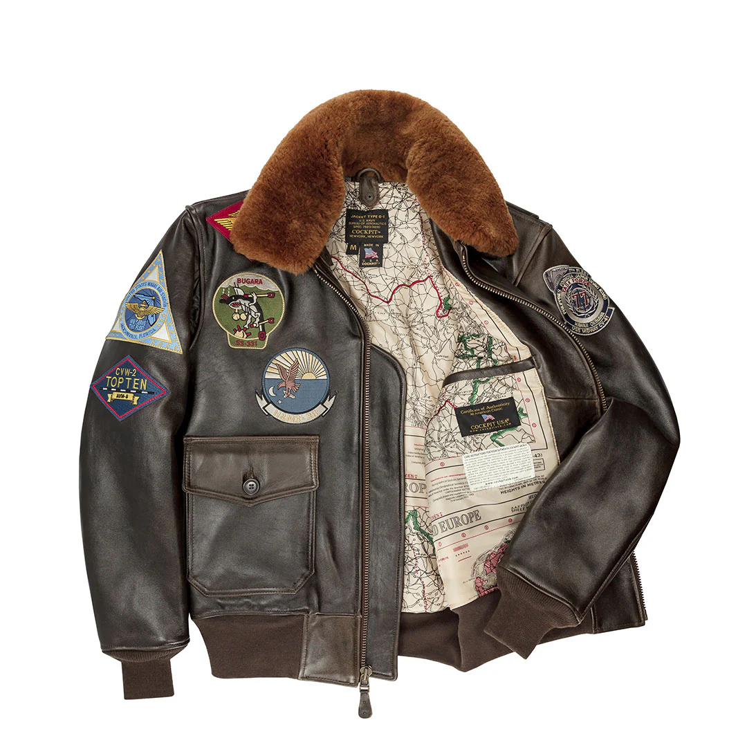Top Gun Navy G-1 Jacket Z201036M - Image 5