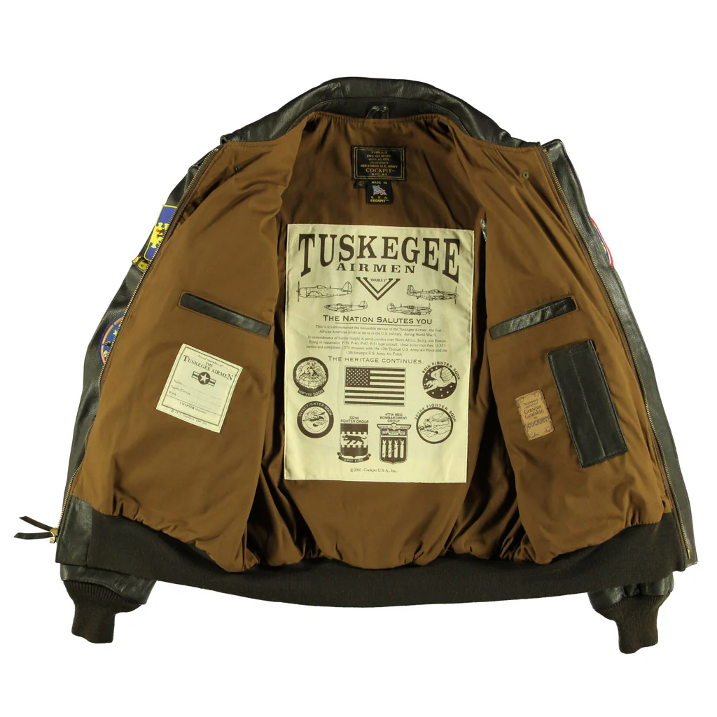 Tuskegee Airmen A-2 Jacket Z21J003 - Image 4