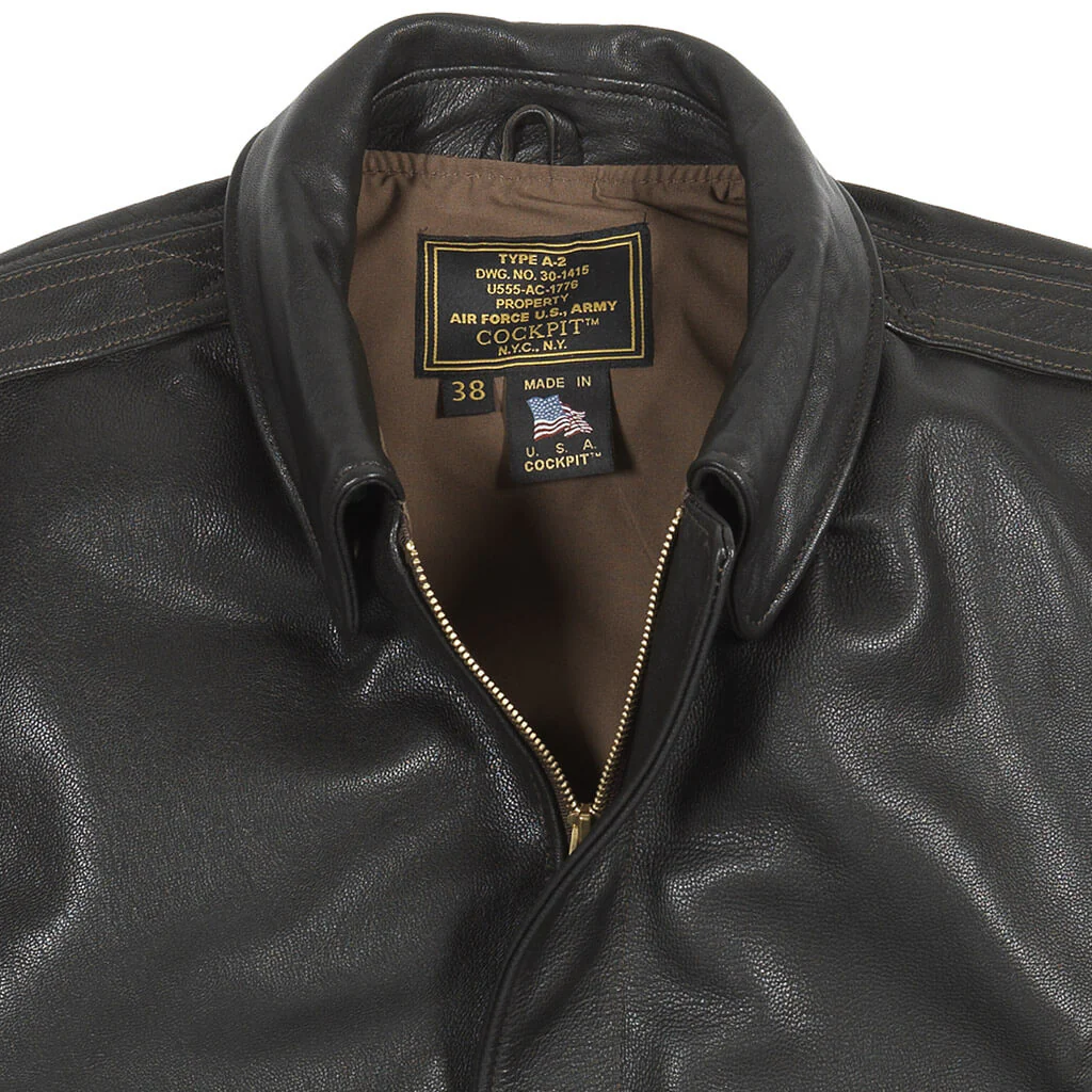 U.S.A.F. 21st. Century A-2 Jacket (Long) Z21V41L in Brown - Image 6