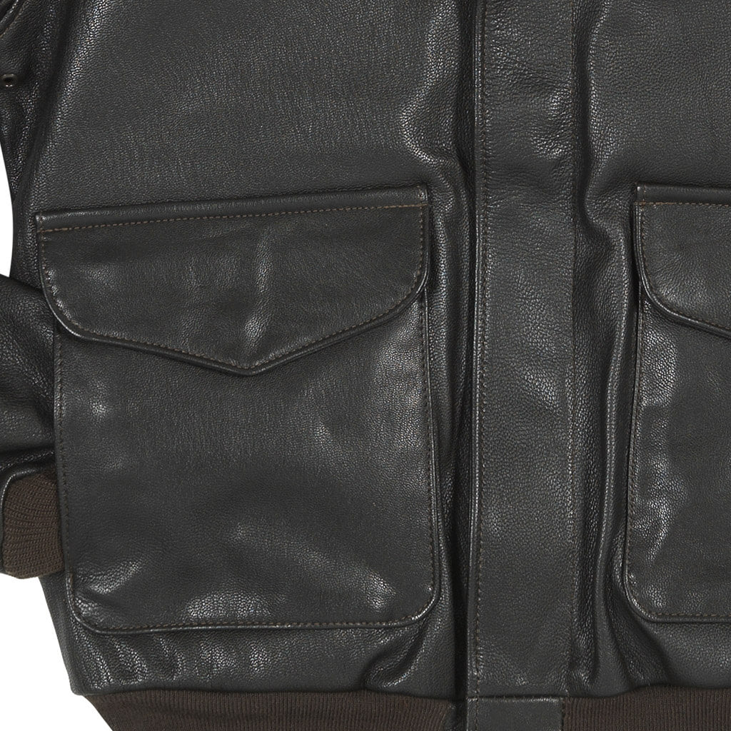 U.S.A.F. 21st. Century A-2 Jacket (Long) Z21V41L in Brown - Image 8