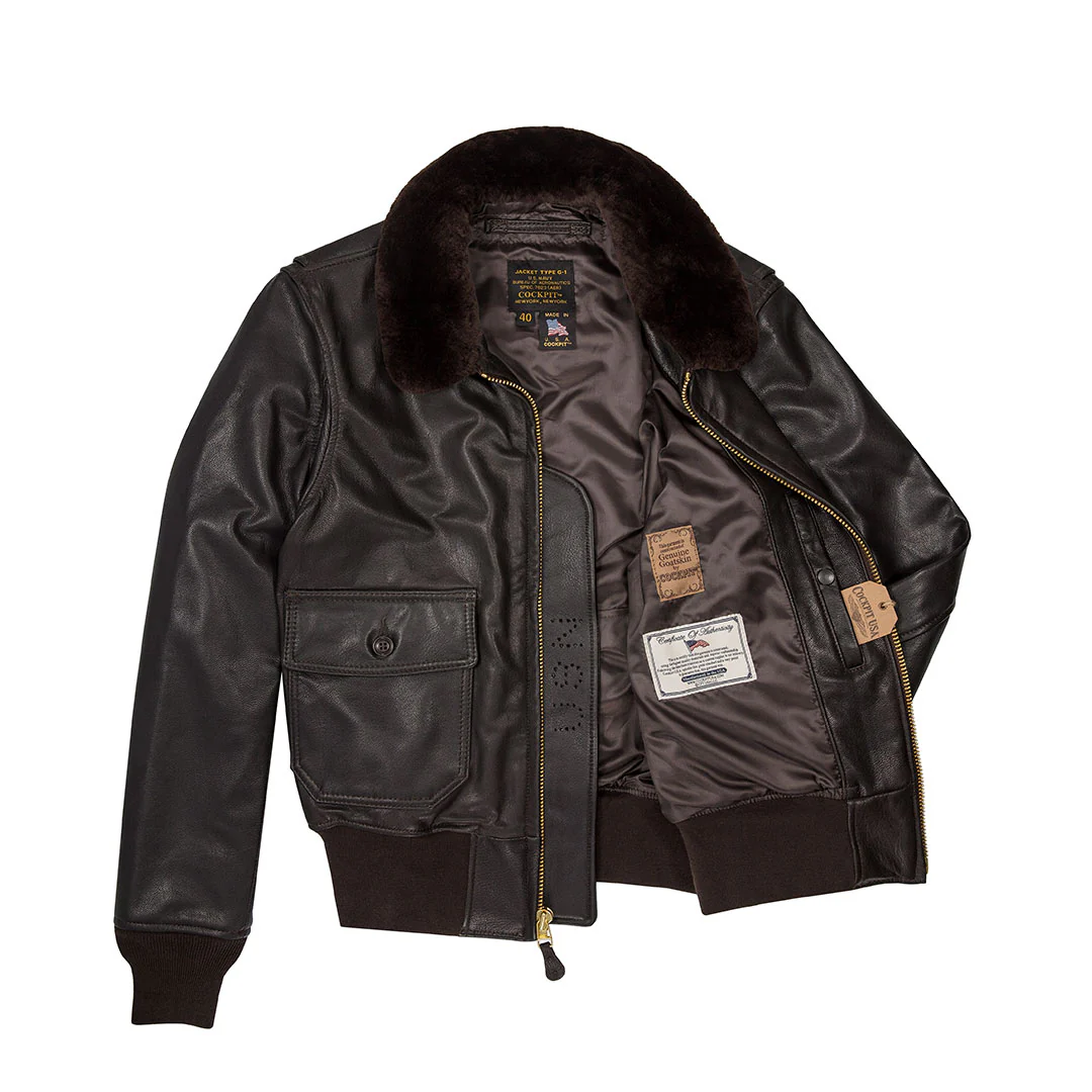 U.S. Navy Issue Mil Spec G-1 Jacket Z2108 - Image 3