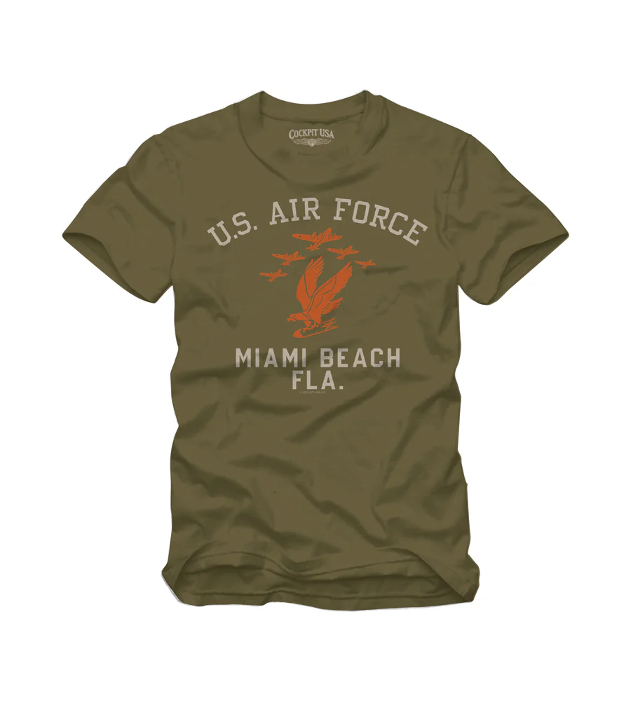 USAF MIAMI BEACH T-Shirt Z12B100D - Image 5