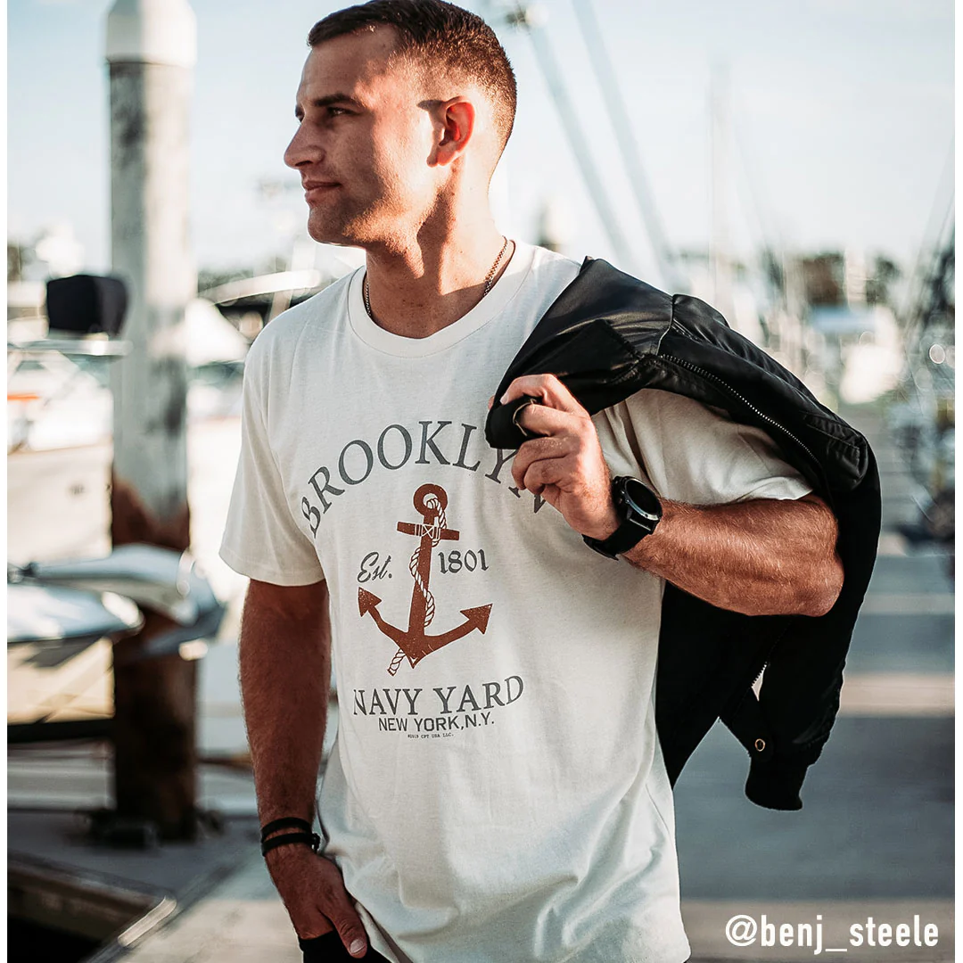 USN Brooklyn Navy Tee Z12B101D - Image 3