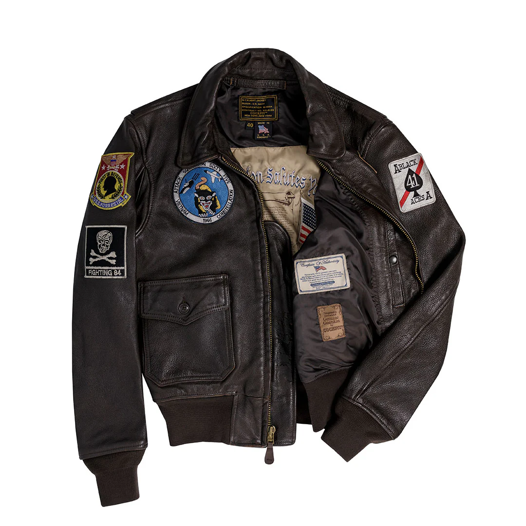USS Forrestal Carrier Pilot's Vietnam Flight Jacket Z21E002I - Image 4