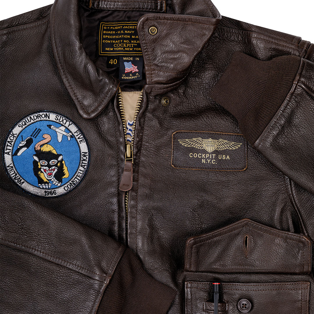 USS Forrestal Carrier Pilot's Vietnam Flight Jacket Z21E002I - Image 5