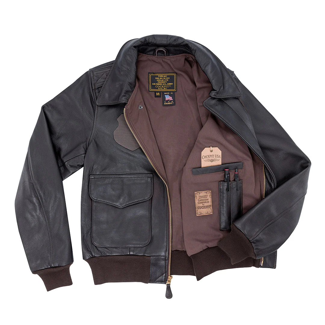 W21V43 - Women's U.S.A.F. 21st Century A-2 Jacket with Velcro - Image 3