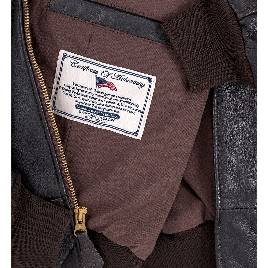 W21V43 - Women's U.S.A.F. 21st Century A-2 Jacket with Velcro - Image 6
