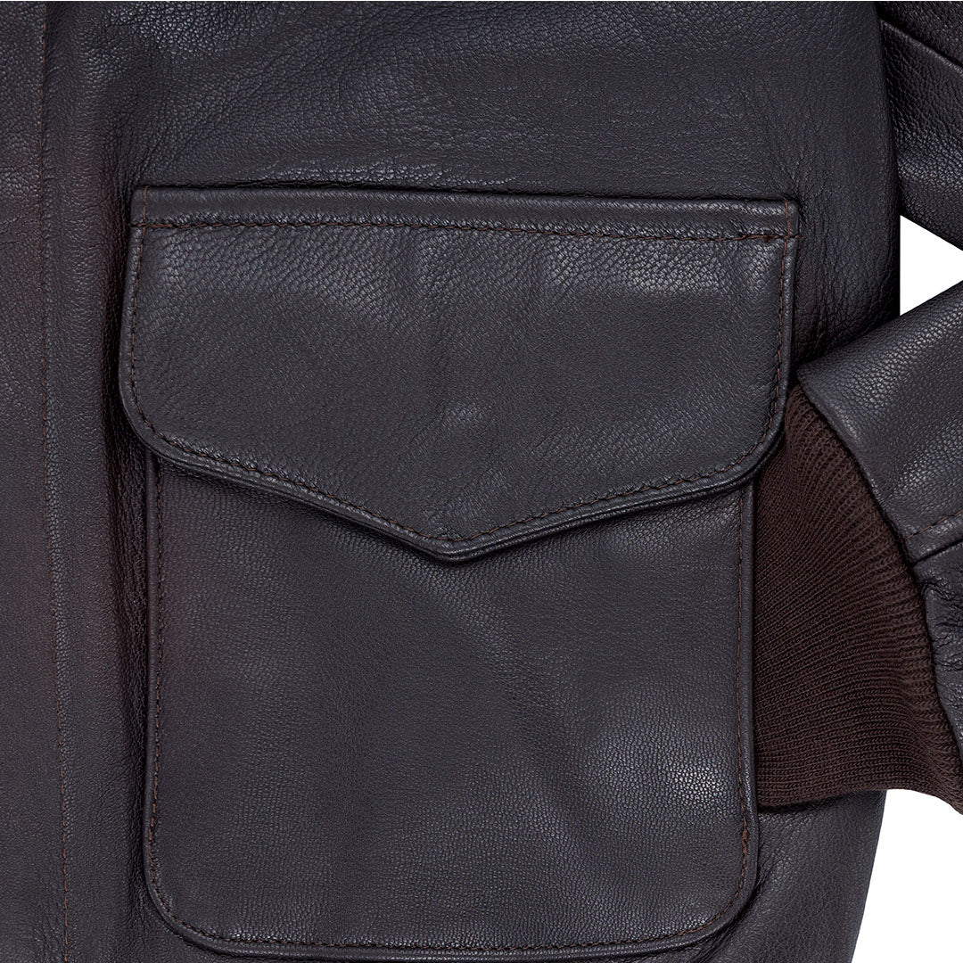 W21V43 - Women's U.S.A.F. 21st Century A-2 Jacket with Velcro - Image 7