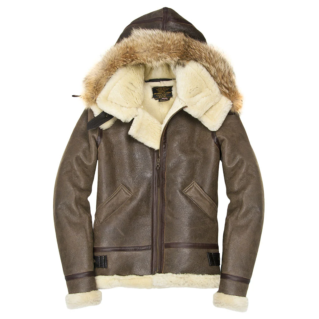 Women's Hooded Sheepskin Jacket W72N500 - Image 2