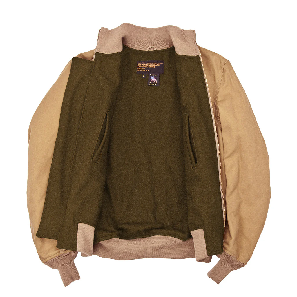 Wool Lined WWII American Tanker Jacket Z21821N - Image 3