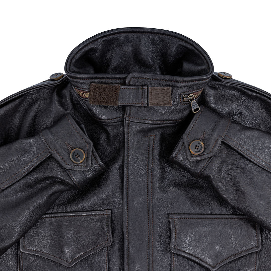 Leather M-65 Field Jacket Z21S024G - Image 5